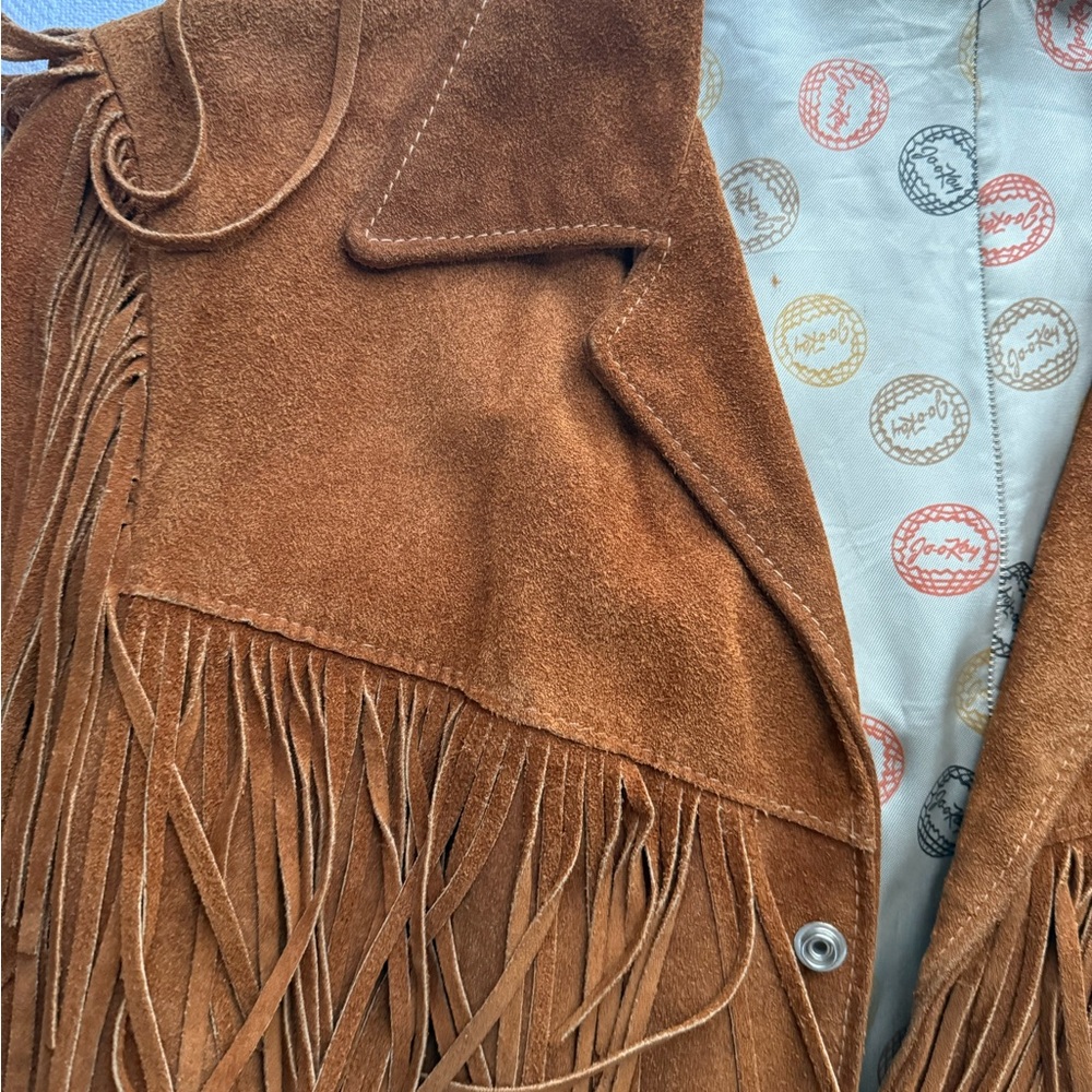 Jo•o•Kay Vintage Fringe Leather Jacket - Picture 13 of 16